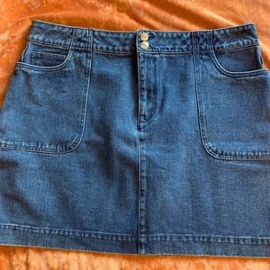 Forever 21 dark denim skirt